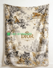 Dior Throw Blankets